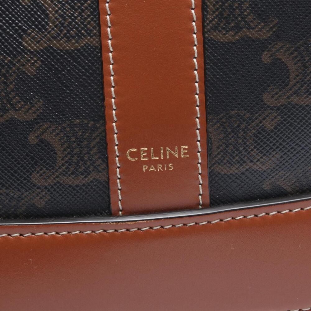 Celine Small Bucket Triomphe Shoulder Bag/Handbag, Coated Canvas Leather, Wom... - Picture 4 of 6